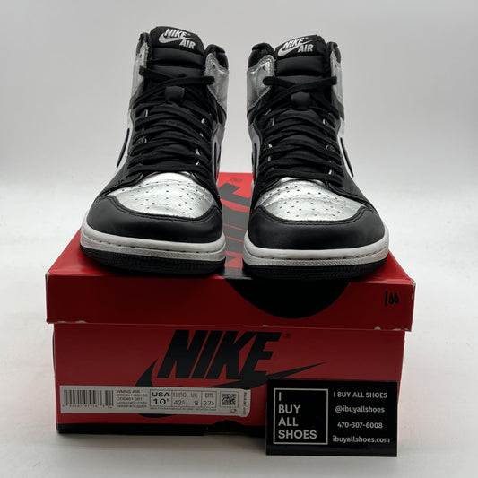 Size 10.5W - Air Jordan 1 High OG Metallic Silver (CD0461-001)