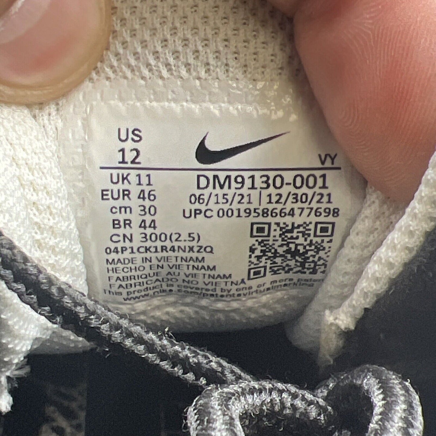 Size 12 - Nike Social Status x Air Max Penny 1 Recess - Black Icey (DM9130-001)