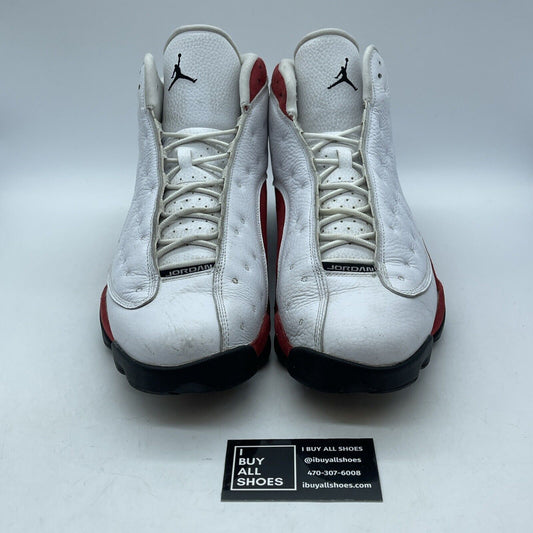 Size 15 - Jordan 13 Retro Chicago White Red Black Suede Leather (414571-122)