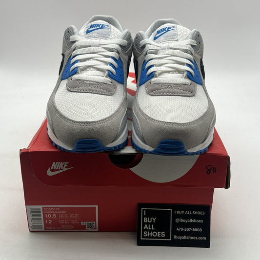 Size 10.5 - Nike Air Max 90 Pure Platinum Photo Blue (FN6958-102)