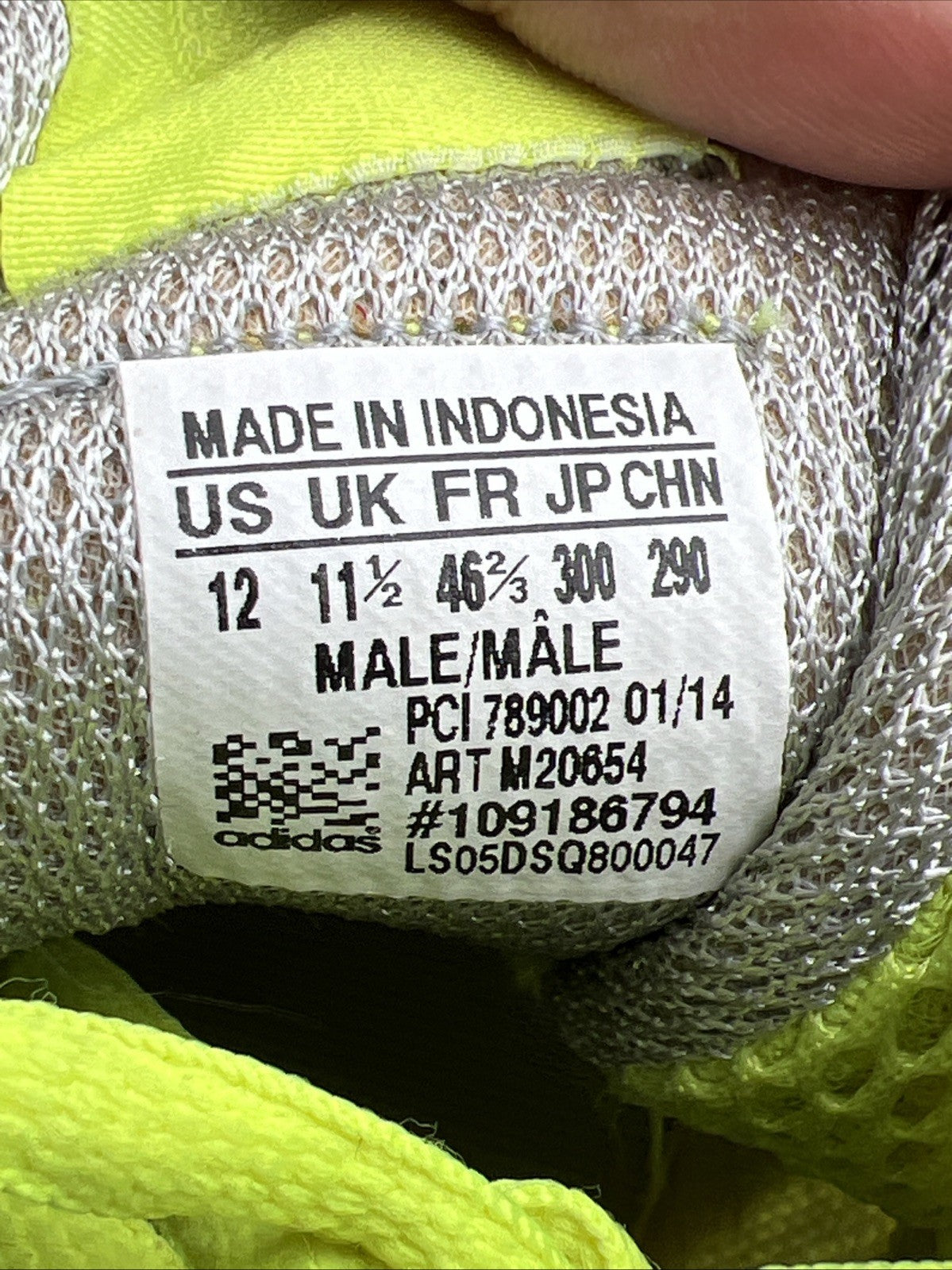 Size 12 - adidas Js Mesh Wings 2.0 Green (M20654)