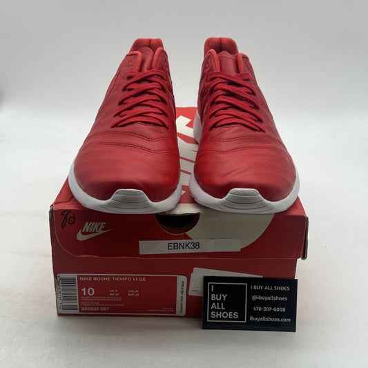 Size 10 - Nike Roshe Tiempo 6 QS Red (853535-667)