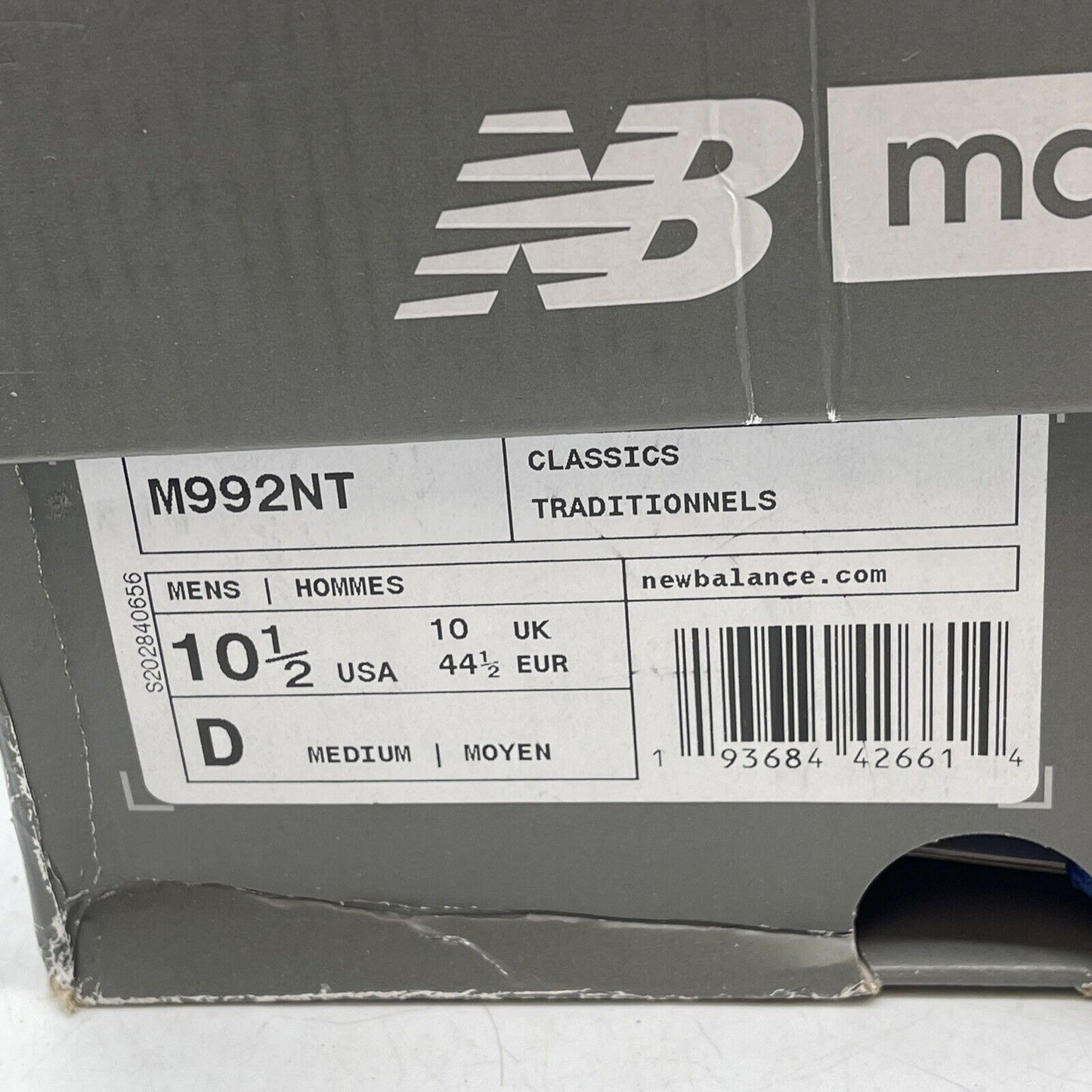 Size 10.5 - New Balance 992 Made in USA Tropical Blue Suede Leather (M992NT)