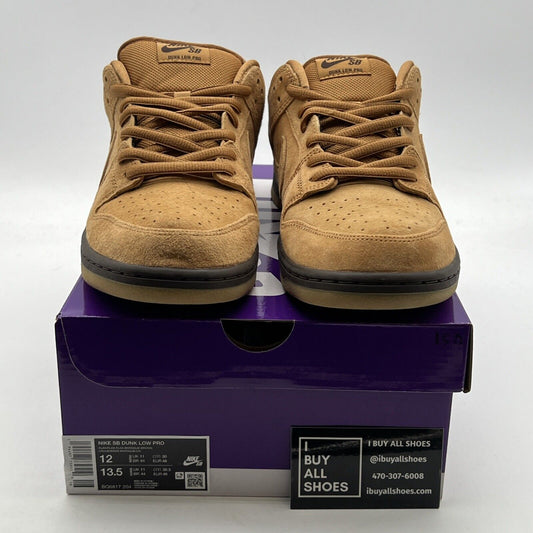 Size 12 - Nike Dunk Pro SB Low Wheat Mocha (BQ6817-204)