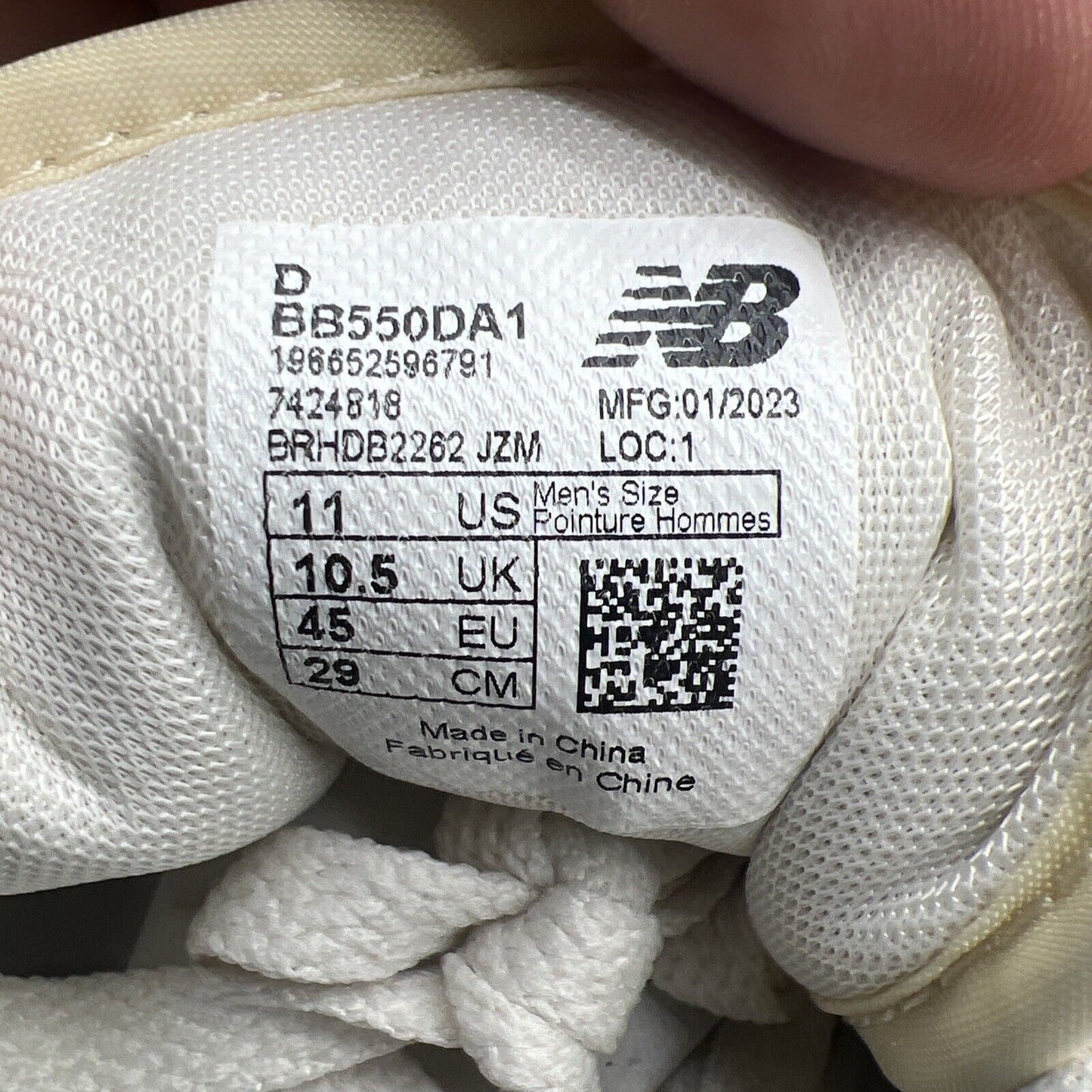 Size 11 - New Balance Aimé Leon Dore x 550 Warm Sand (BB550DA1)