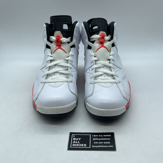 Size 11.5 - Air Jordan 6 Retro 2014 White Infrared (384664-123)