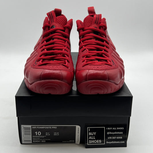 Size 10 - Nike Air Foamposite Pro Gym Red (624041-603)