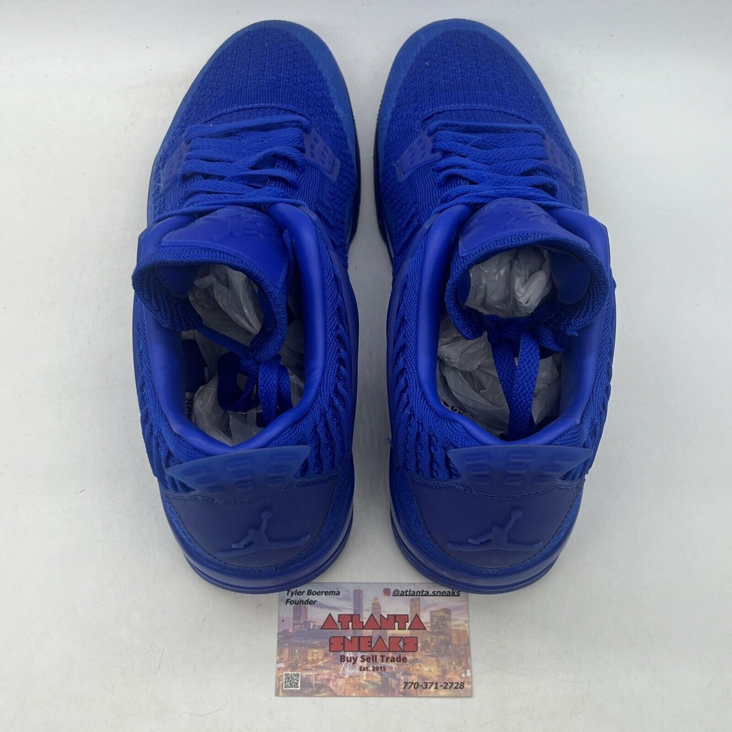 Size 12 - Air Jordan 4 Retro Flyknit Hyper Royal (AQ3559-400)