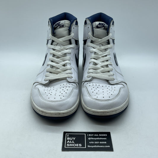 Size 10.5 - Air Jordan 1 Retro OG High Metallic Navy Blue (555088-106)