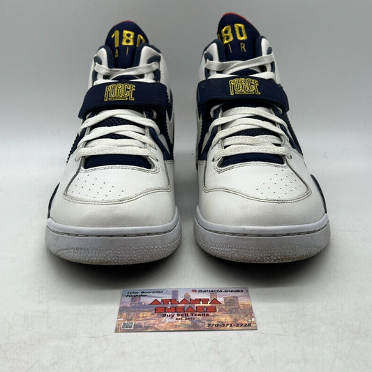 Size 12 - Nike Air Force 180 2012 Dream Team Red Navy White Leather (310095-100)