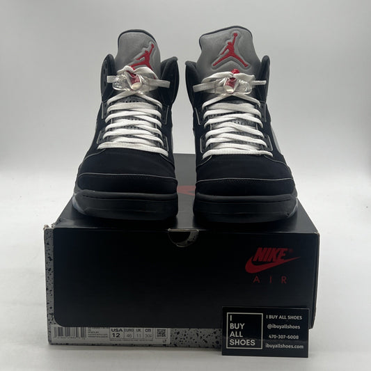 Size 12 - Air Jordan 5 Retro OG Black Metallic Reimagined (HF3975-001)