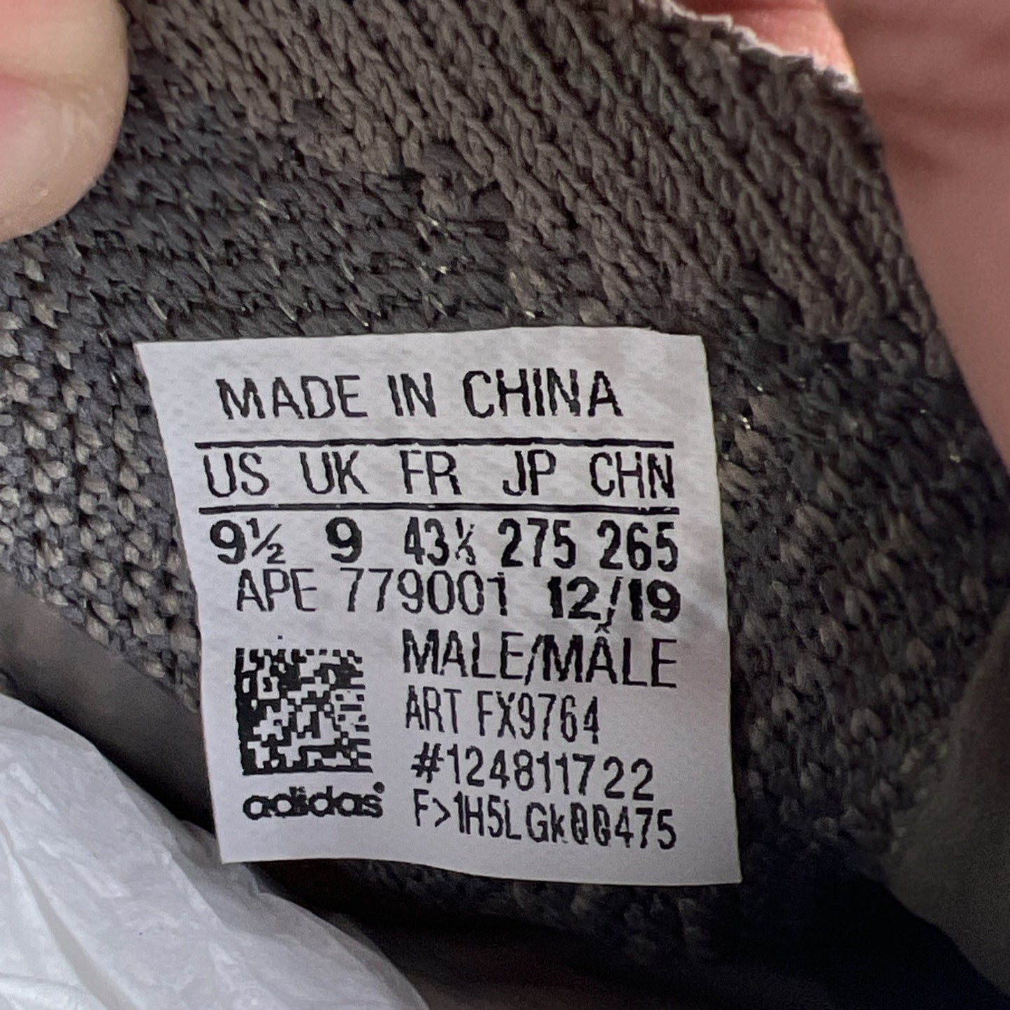 Size 9.5 - adidas Yeezy Boost 380 Mist Non-Reflective (FX9764)