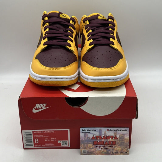 Size 8 - Nike Dunk Low Retro Arizona State Sun Devils 2022 Brand New Og All