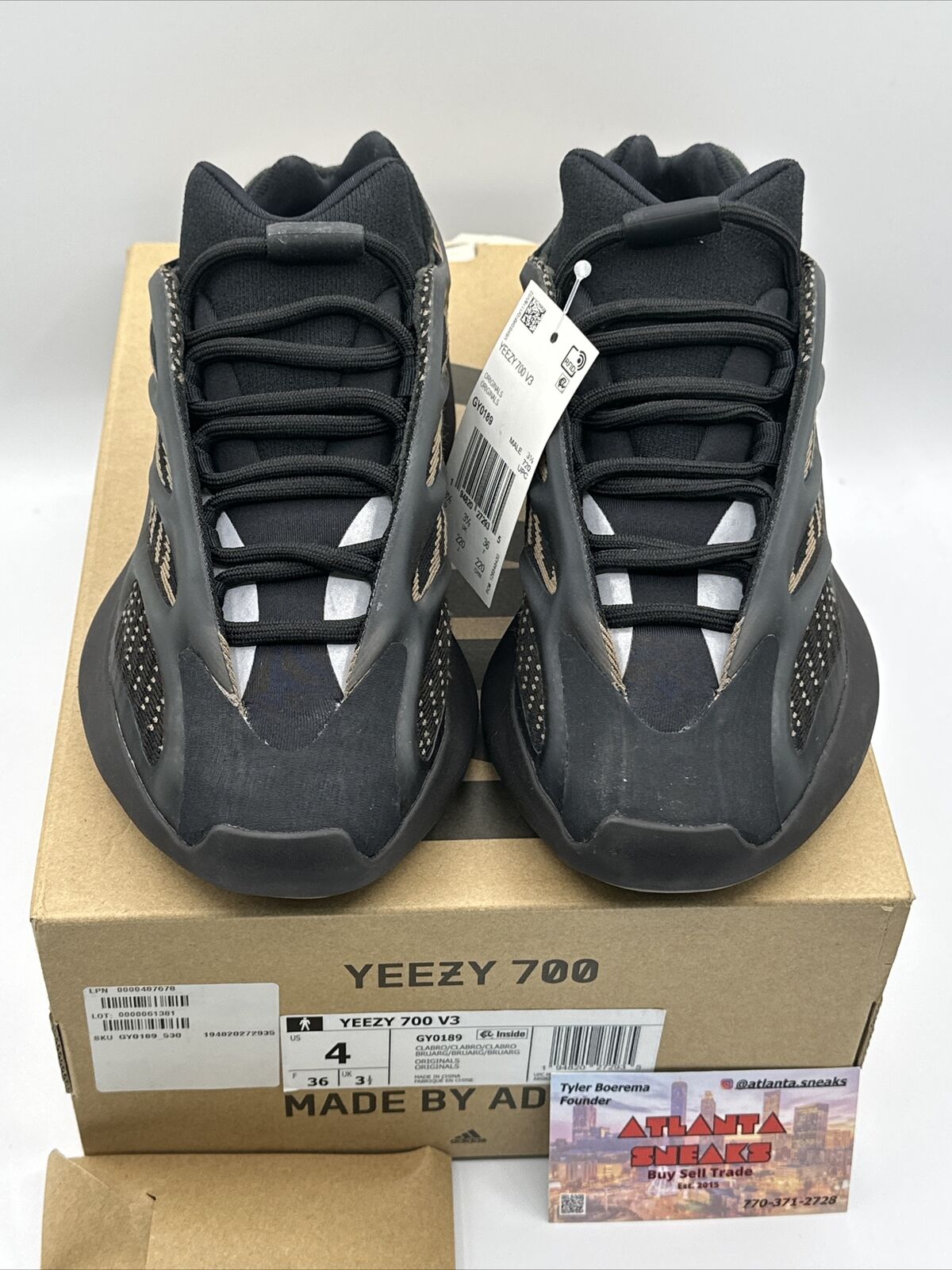 Size 4 - adidas Yeezy 700 V3 Clay Brown