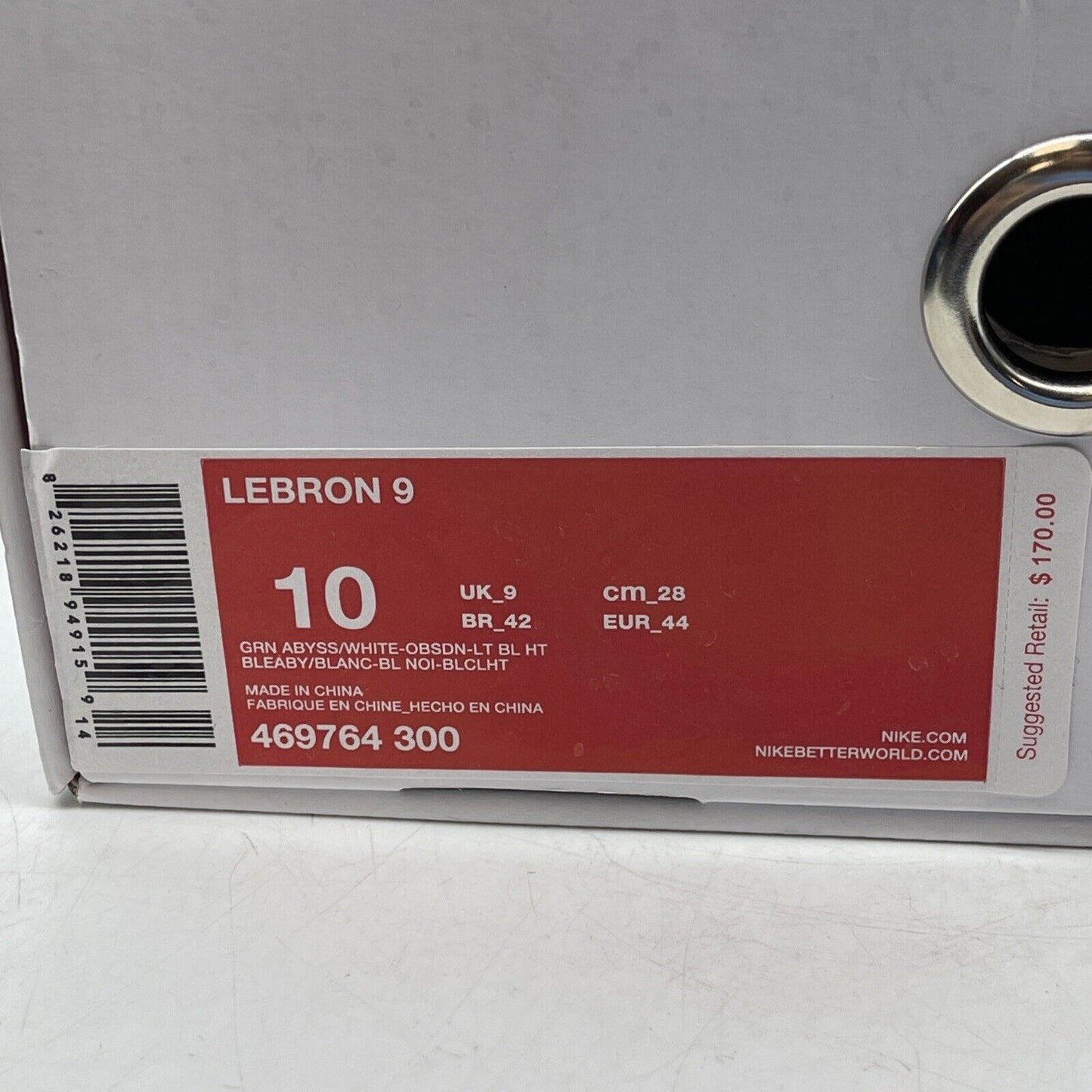 Size 10 - Nike LeBron 9 Swingman