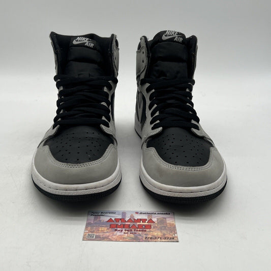 Size 11 - Jordan 1 Retro OG High Shadow 2.0 Black Grey Suede Leather(555088-035)