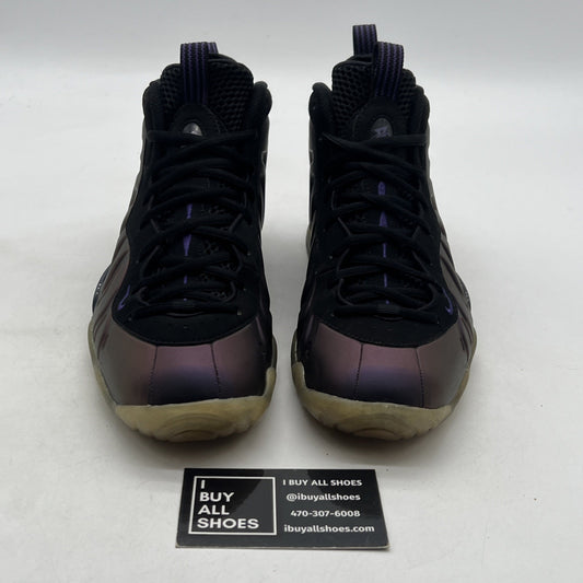 Size 6.5Y - Nike Little Posite One Mid Eggplant (644791-005)