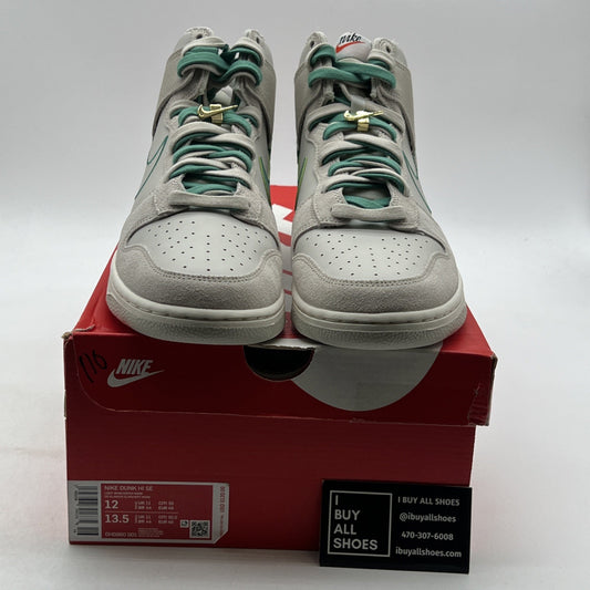 Size 12 - Nike Dunk SE High First Use Pack - Green Noise (DH0960-001)