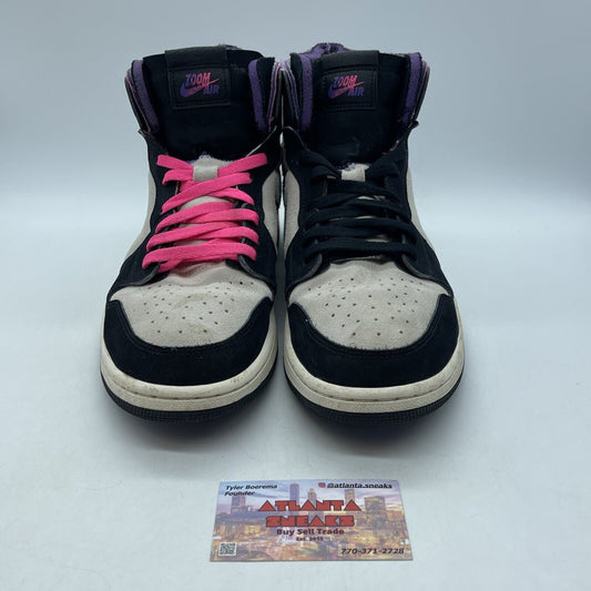 Size 11.5 - Paris Saint-Germain x Air Jordan 1 Zoom Comfort High Paris Suede