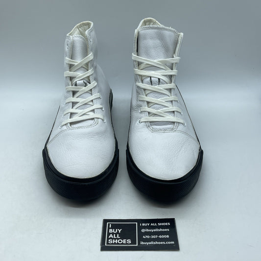Size 13 - Converse All Star AS Quantum White Leather High Top (153647C)