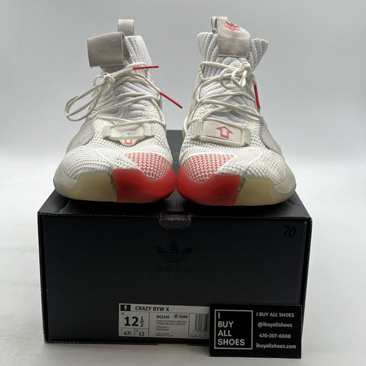 Size 12 - adidas Crazy BYW X Cloud White (B42246)