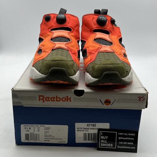 Size 11.5 - Reebok InstaPump Fury ASYM Orange W (V67791)