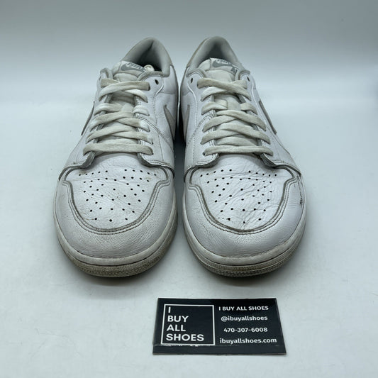 Size 13 - Jordan 1 Low OG Neutral Gray White Suede Leather (CZ0790-100)
