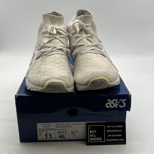 Size 11 - Asics Gel Kayano Trainer Knit MT White (H7P4N-0101)