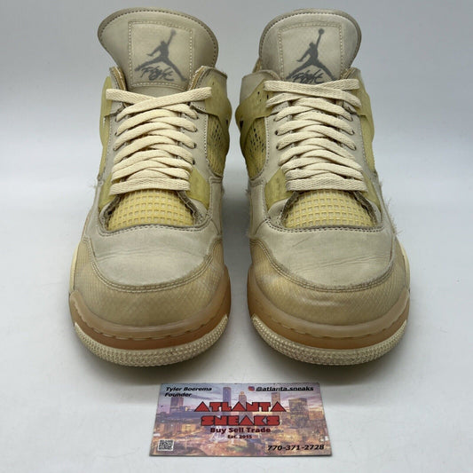 Size 13 - Jordan 4 SP x Off-White Mid Sail W (CV9388-100)