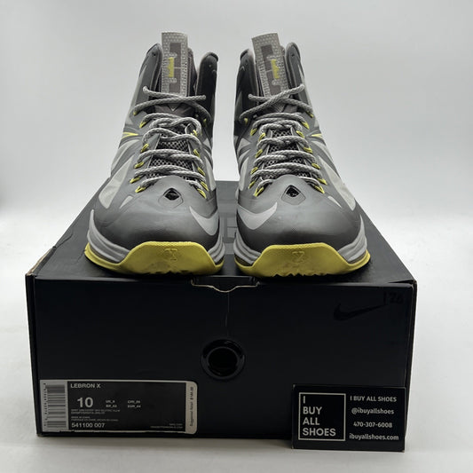 Size 10 - Nike LeBron 10 Yellow Diamond (541100-007)