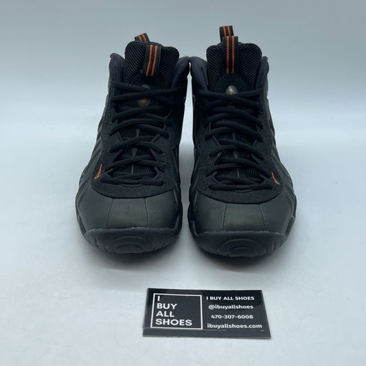 Size 6.5Y (GS) - Nike Air Foamposite Pro Mid Sequoia Black Suede (644792-300)