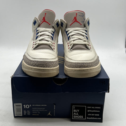 Size 10.5 - Air Jordan 3 Retro International Flight (136064-140)