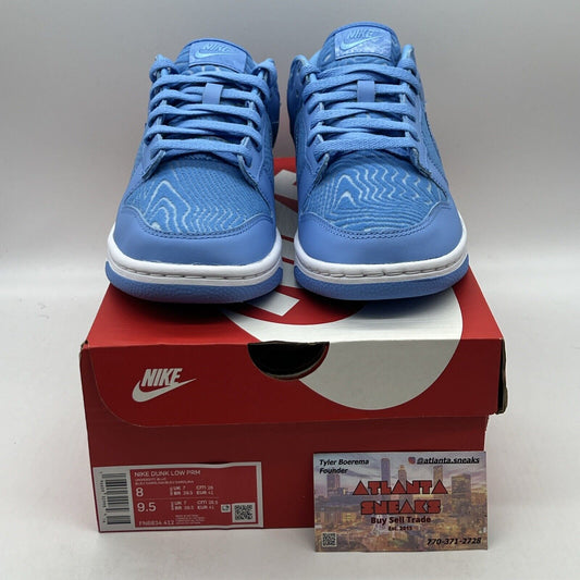 Size 8 - Nike Dunk Low Premium Topography - University Blue Brand New Og All