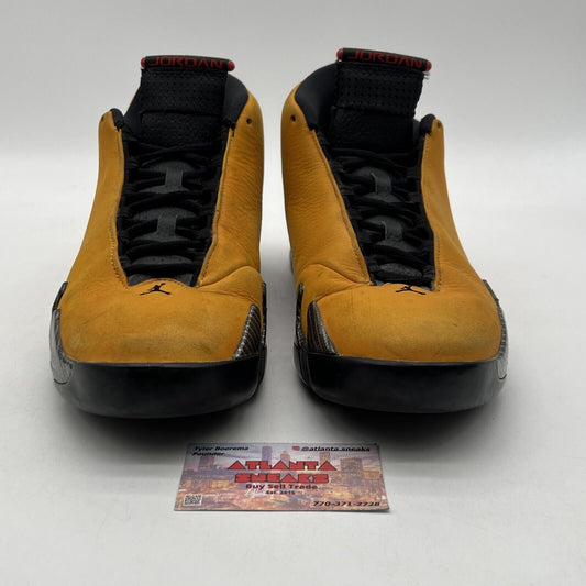 Size 11.5 - Air Jordan 14 Retro Reverse Ferrari Yellow Black Red (BQ3685-706)