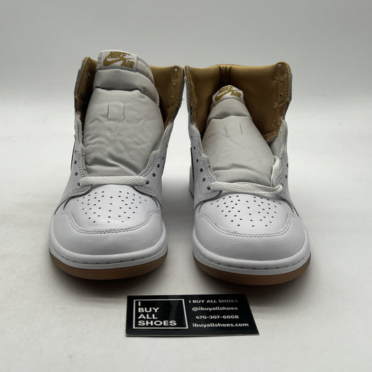 Size 8.5 - Air Jordan 1 Retro OG High Metallic Gold W (FD2596-107)