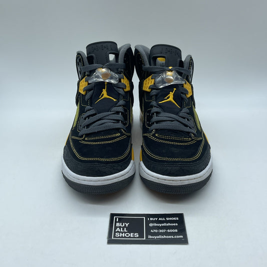 Size 9 - Jordan Spizike Black University Gold Yellow Suede (315371-030)