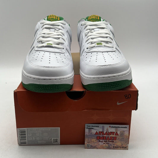 Size 12 - Nike Air Force 1 2022 Low West Indies Green Leather (DX1156-100)