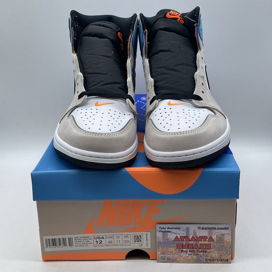 Size 12 - Air Jordan 1 Retro OG High Prototype Blue Suede Leather (DC6515-100)