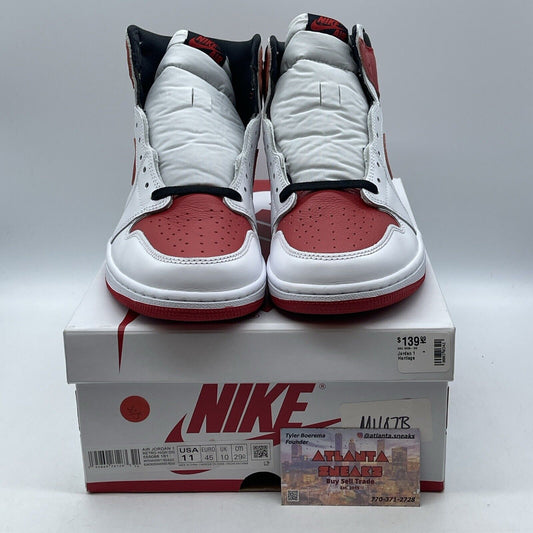 Size 11 - Jordan 1 Retro OG High Heritage Red Black White Leather (555088-161)