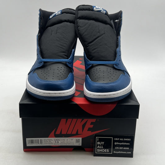 Size 13 - Air Jordan 1 Retro OG High Dark Marina Blue (555088-404)