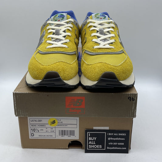 Size 10.5 - New Balance Bodega x 574 Legacy Arrival Yellow Suede (U574LGB1)