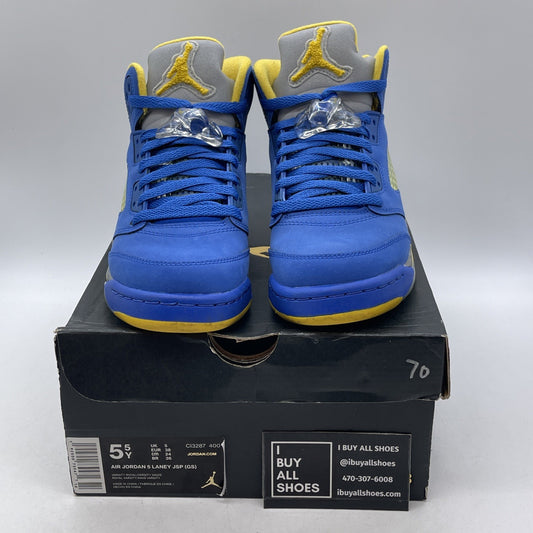 Size 5.5 (GS) - Air Jordan 5 Retro Mid Laney (CI3287-400)