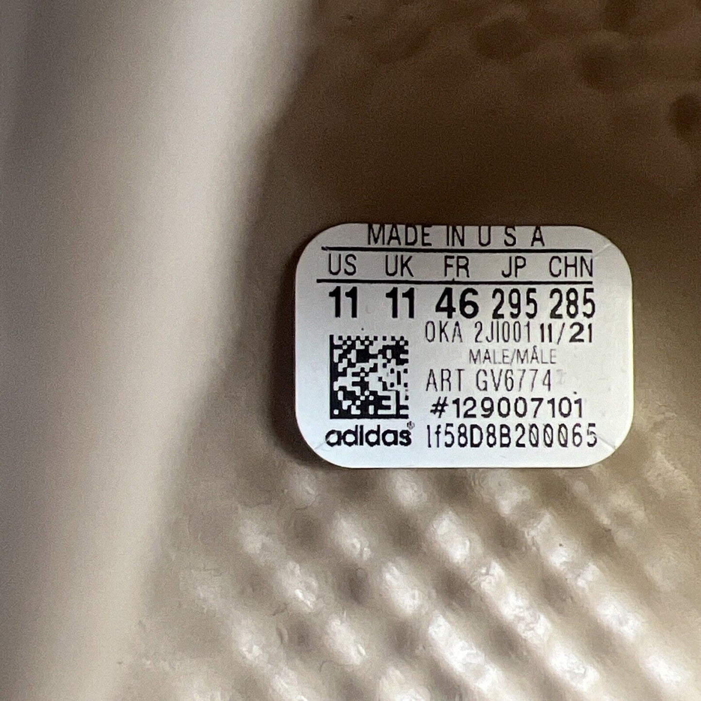 Size 11 - Adidas Yeezy Foam Runner 'Mist' (GV6774)