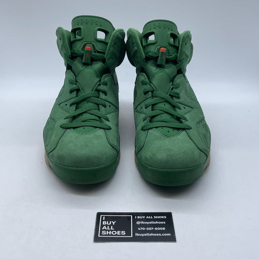 Size 11 - Air Jordan 6 Retro NRG Green Suede Gatorade Suede (AJ5986-335)