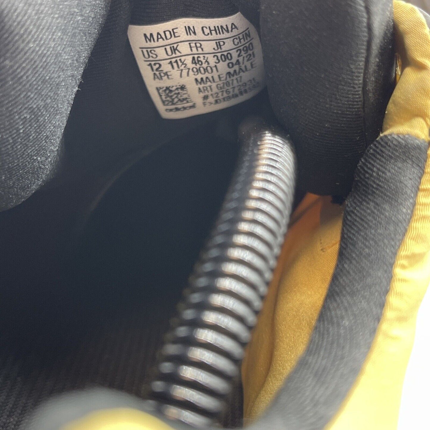 Size 12 - adidas Yeezy Boost 700 MNVN Honey Flux Yellow Black Grey (GZ0717)