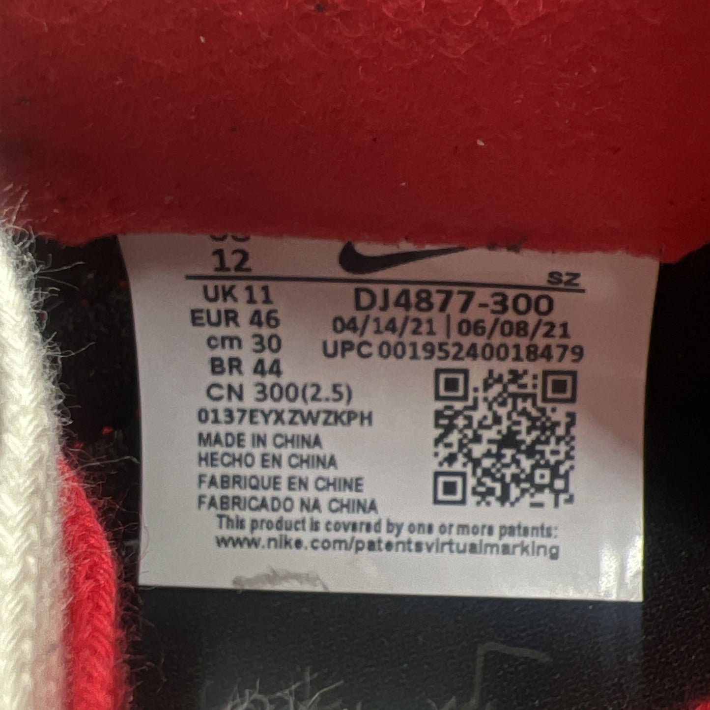 Size 12 - Nike sacai x Undercover x LDWaffle Midnight Spruce University Red