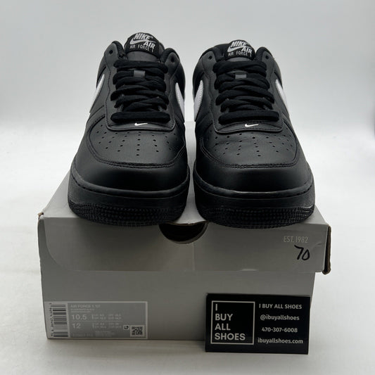 Size 10.5 - Nike Air Force 1 '07 Black White (FZ0627-010)