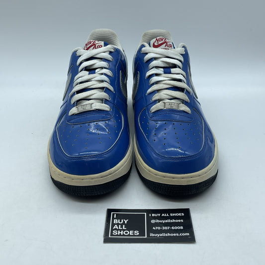 Size 10.5 - Nike Air Force 1 '07 NBA All-Star 2010 Blue Silver (315122-402)