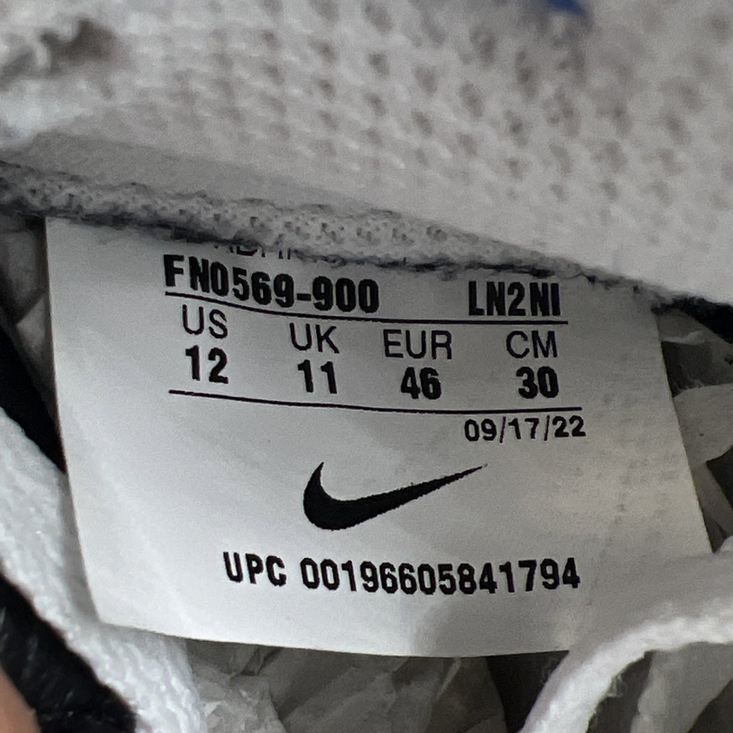 Size 12 - Nike Dunk Low ID By You Black Blue White Men’s (FN0569-900)