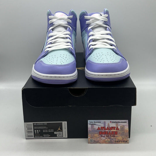 Size 11.5 - Jordan 1 Mid Purple Brand New Og All